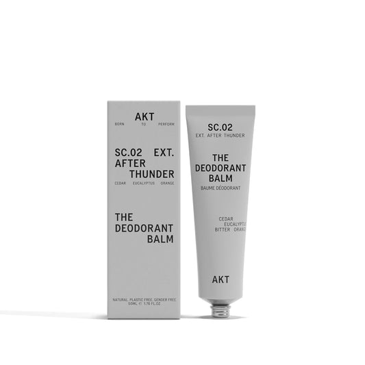 AKT Deodorant Balm 1.7 Fl Oz, Natural Deodorant for Men and Women, Award-Winning, Multi-use, Cream Deo Without Aluminum, Sc.02 After Thunder, Plastic Free, All Genders