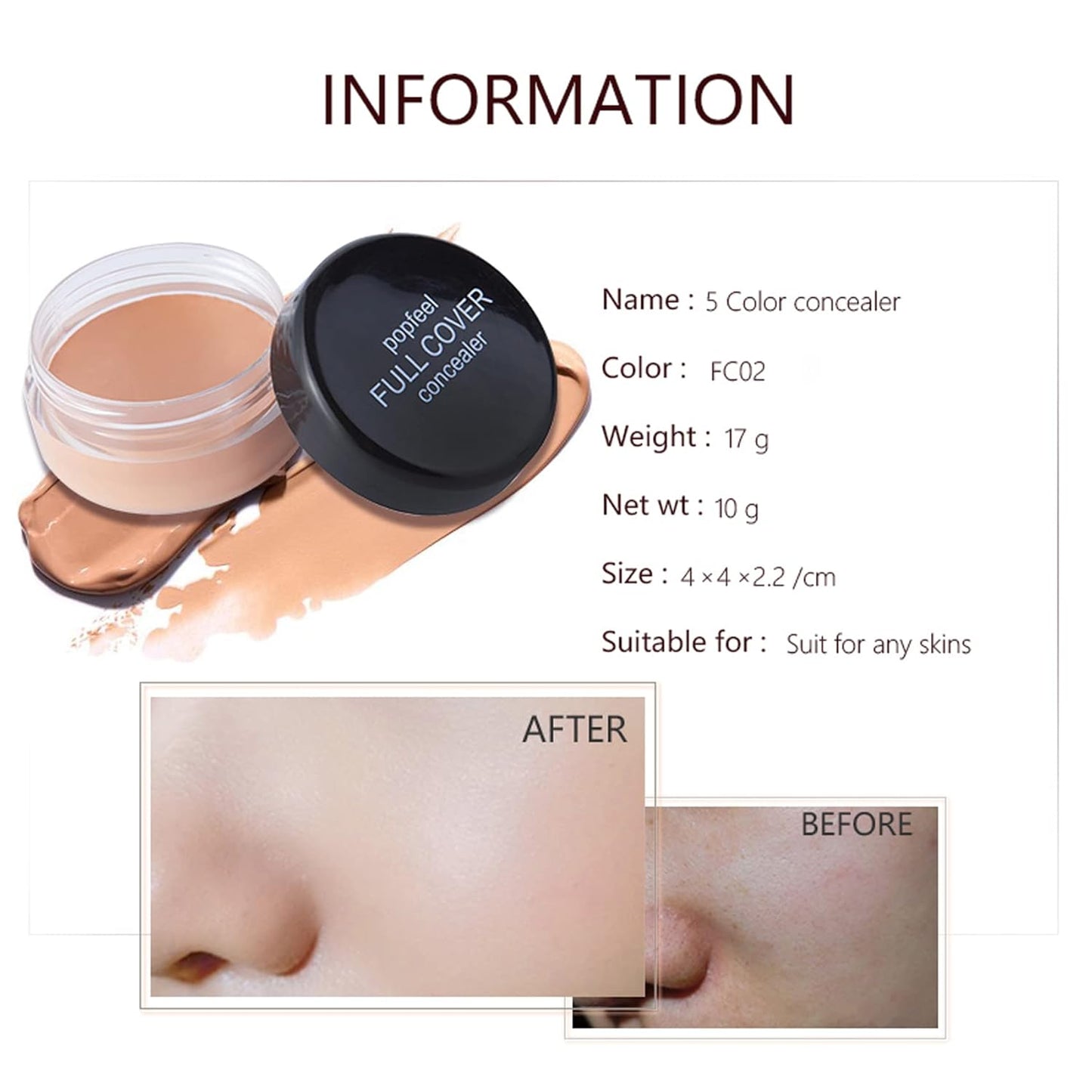 All in One Makeup Kit For Beginners Full Kit, Full Makeup Kit For Teen Girls, Makeup Gift Set, Include Eyeshadows, Concealer, Cosmetic brush, Lip Gloss, Lipstick, Powder puff, Mascara -006