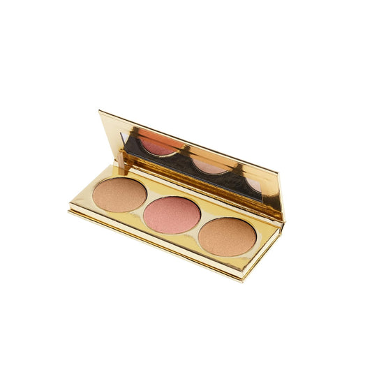Blush and Bronzer Palette (Honeymoon) by Gerard Cosmetics | Vegan Powder Contour and Blush Makeup Palette | Professional Pigmented Formula | Cruelty Free and Made in the USA