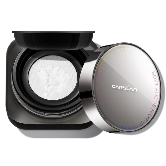 Soft Focus Loose Setting Powder, Waterproof, Matte, Oil Control, Shine Free, Talc-Free Face Powder Makeup, 24H Longwear Finishing Powder, 02 Translucent For Oily