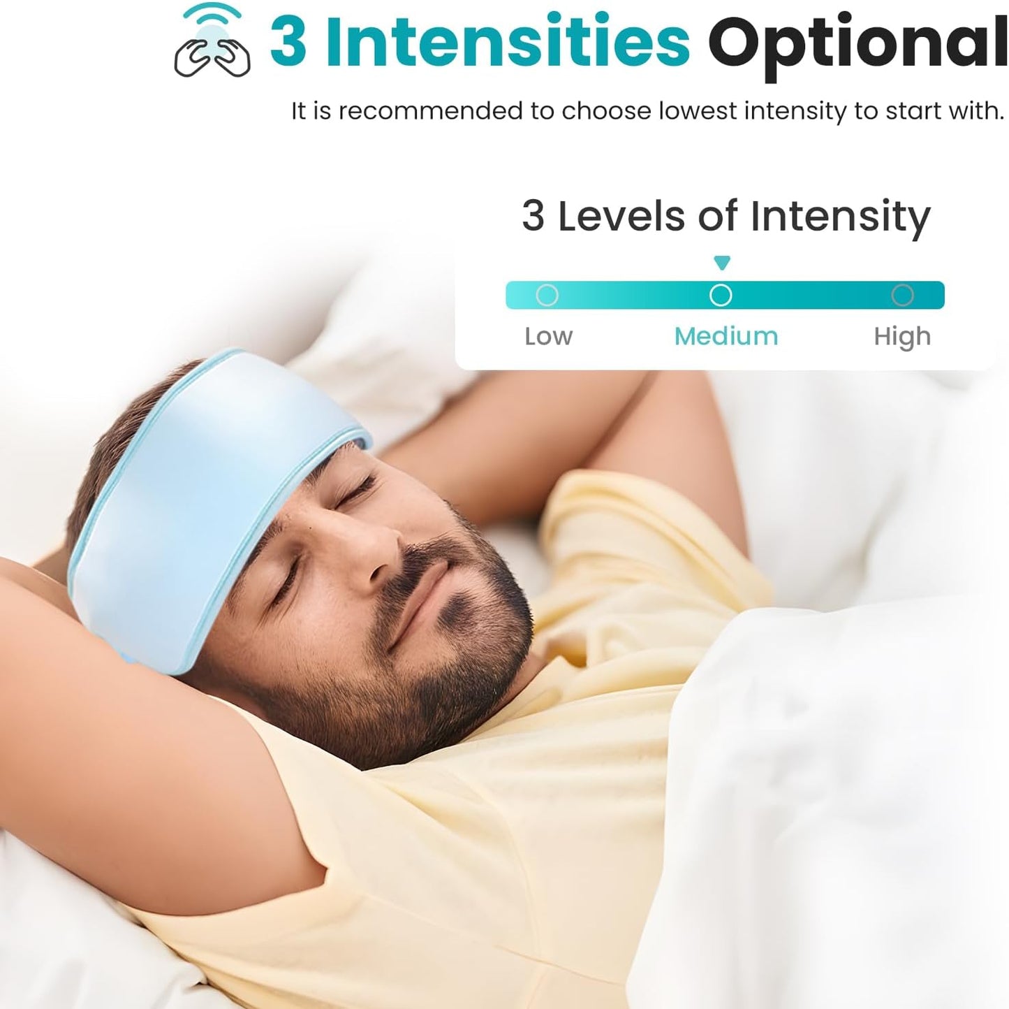 Rechargeable Electric Head Massager,Scalp & Head Airbag Massage with Percussion, Portable for Deep Relaxation, Stress Relief, and Improved Sleep,Gift for Mom, Grandma,Loved Ones