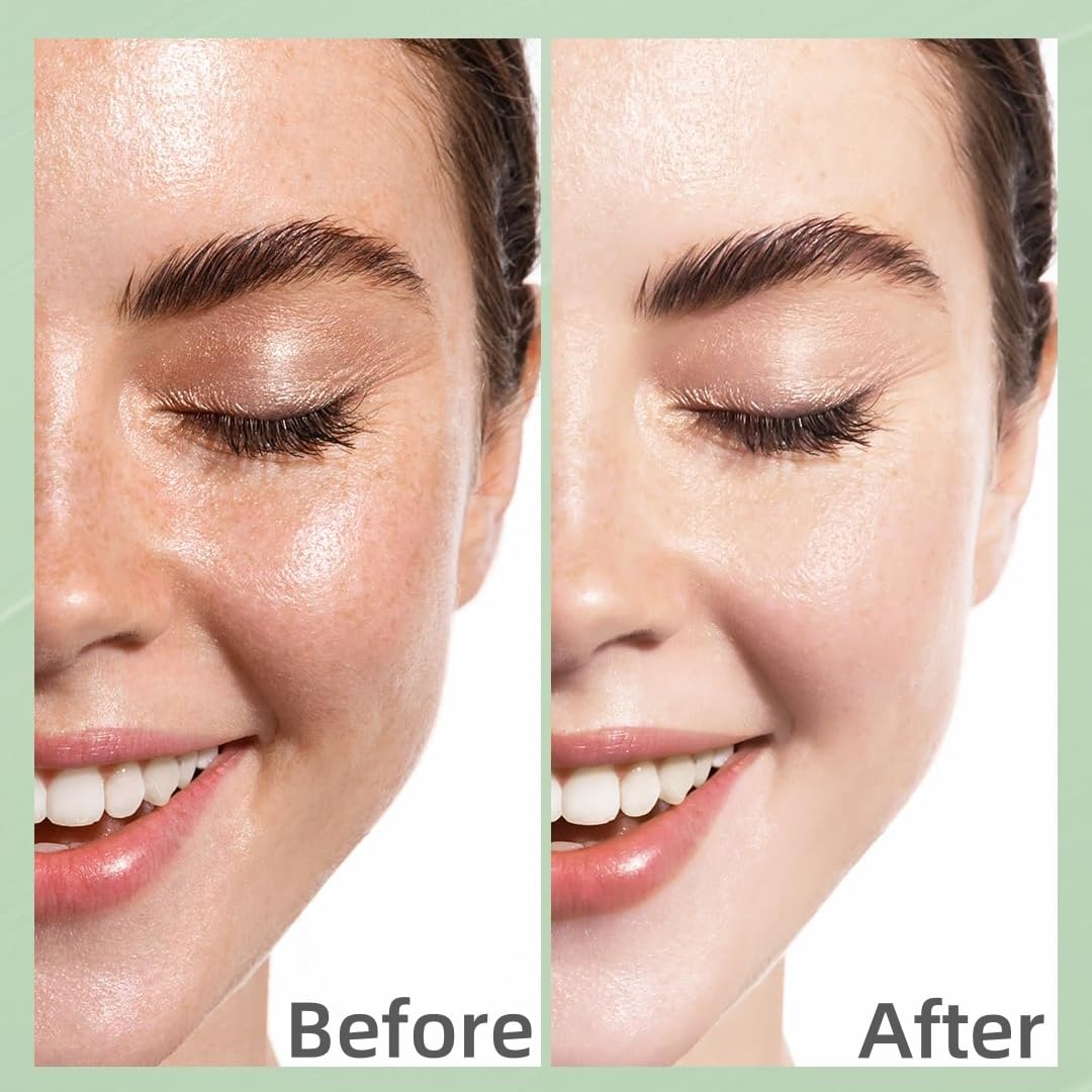 ZEESEA Green Correcting Face Primer for Brighten, Neutralizes Uneven Skin Tone and Facial Redness,Grips Makeup Base for Long-Lasting Wear,Cruelty-Free, 1.06 Oz