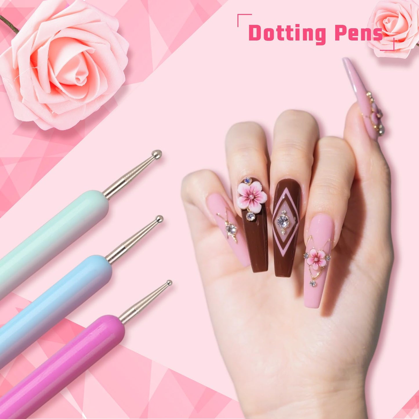 Sponge Pat Paint Nail Gel, Ombre Nails Gradient Gel Nail Blush Blooming Aura Nails Drawing Stripper Floral Painting DIY Nail Art, No Wipe, UV/LED Curing (16 Colors K)