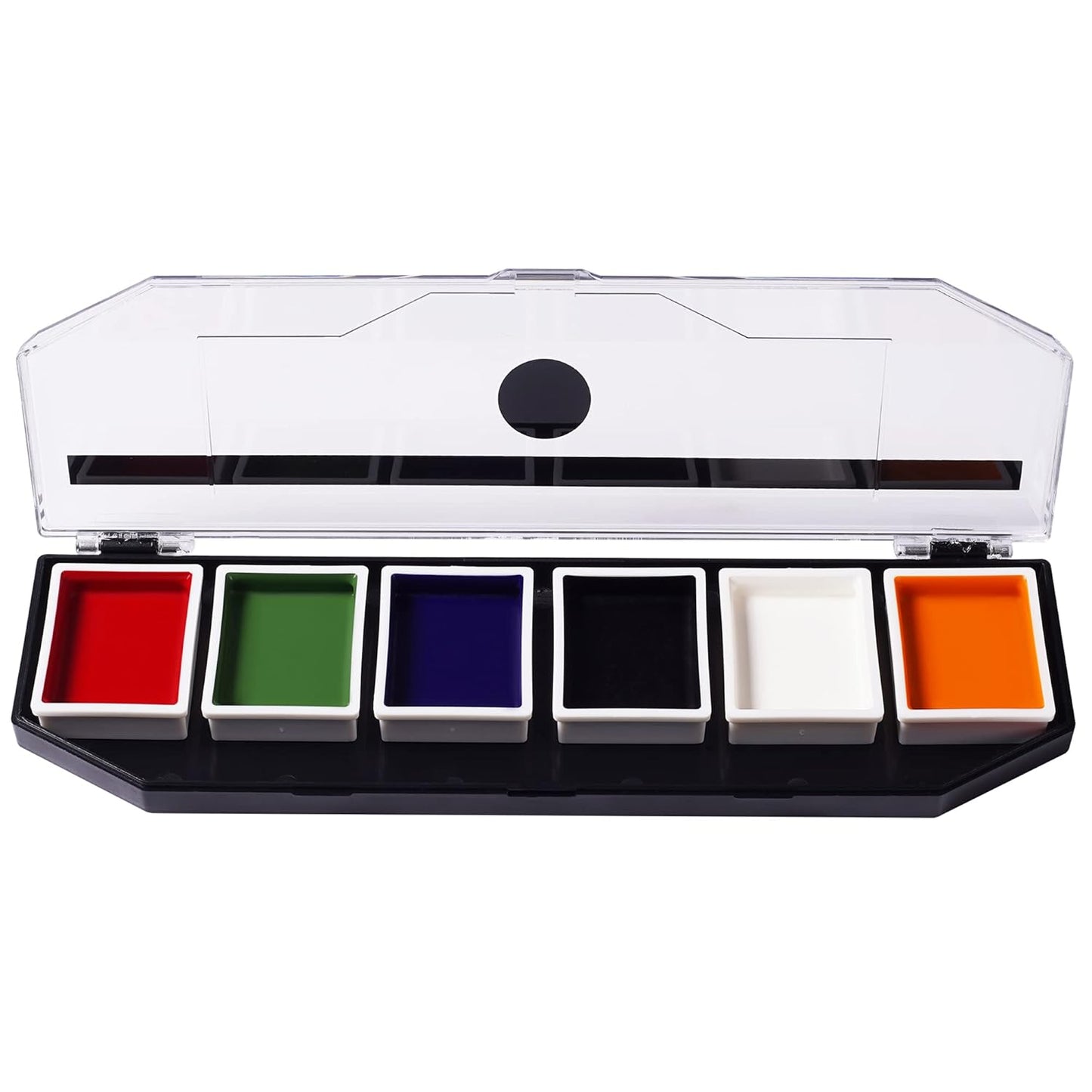 6 Color On Camera Primary Alcohol Activated Makeup Palette - Waterproof Makeup for Professional Makeup Artists