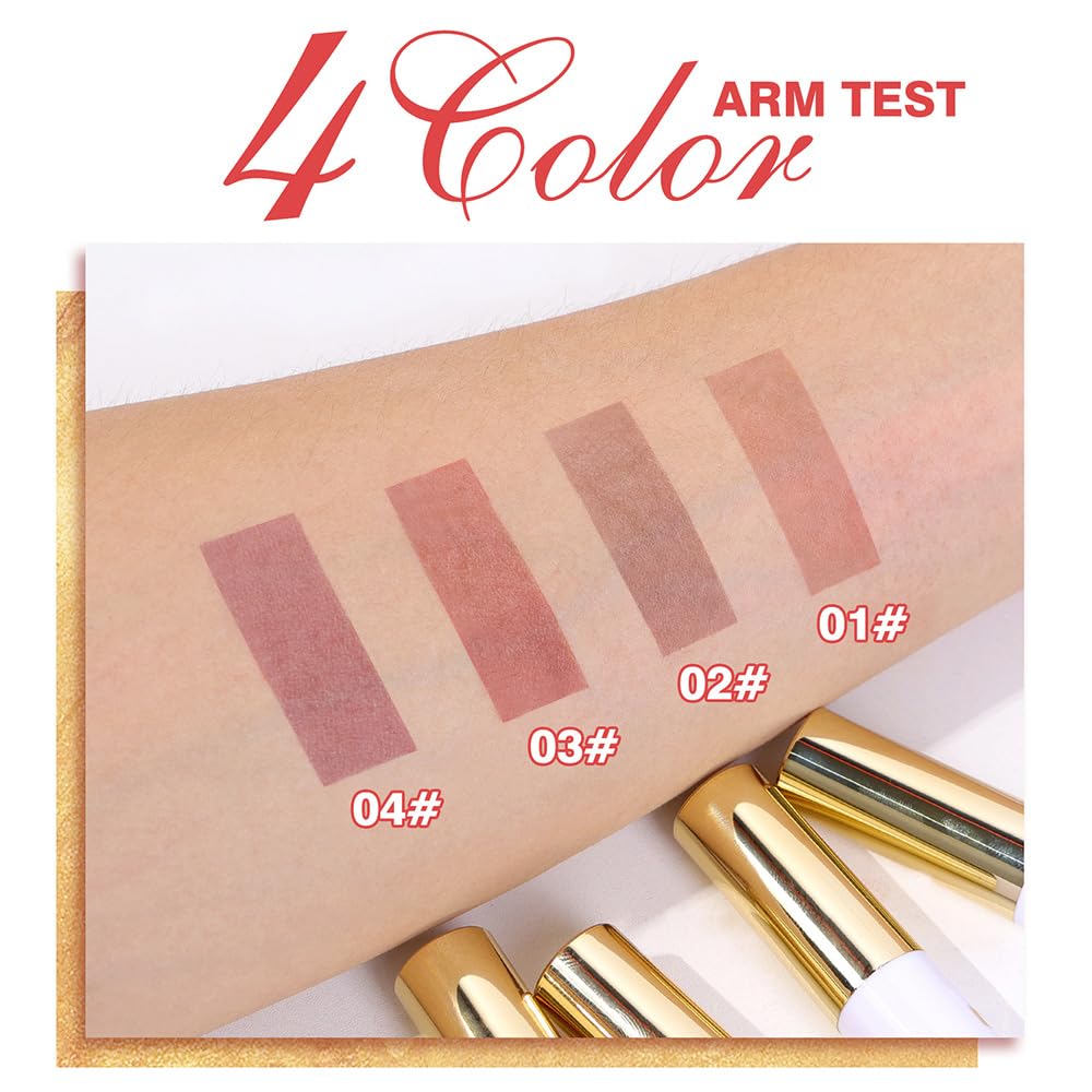 2025 New 24K Gold Liquid Lip Gloss Peel Off Lip Stain Tattoo with Tweezer, Ruby Red Lips Stain Peel Off Masque, Long Lasting Waterproof Lip Tint Stain, Transfer-proof for All Skin Types 03#