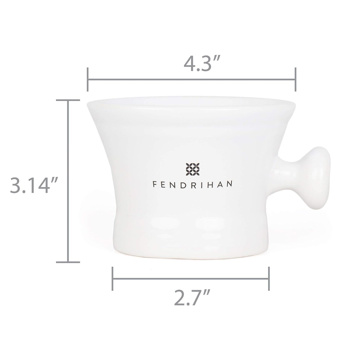 Fendrihan Essential Apothecary Shaving Mug (White)