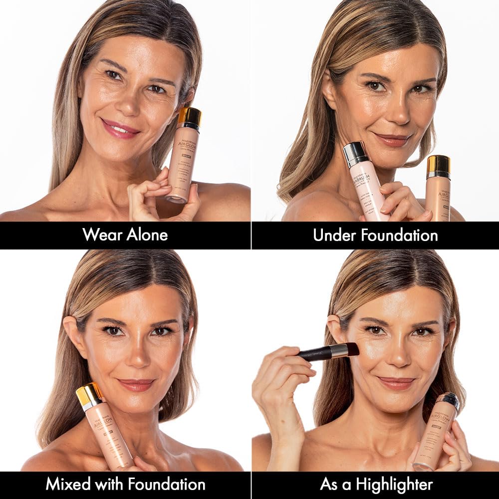 Jerome Alexander MagicMinerals AirGlow Tinted Highlighting Night Mist, Illuminating Airbrush Tinted Moisturizer Spray | Champagne