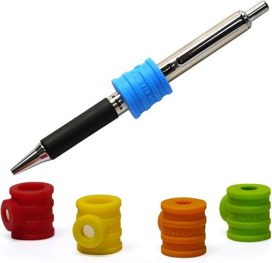 STICK-O PEN Magnetic Pen Pencil Holder - Holds most pens, pecils and thin markers. Ideal for Fridge, Task BoardS, Workshops, Classrooms, Offices and Kitchens. (Five Pack Color)