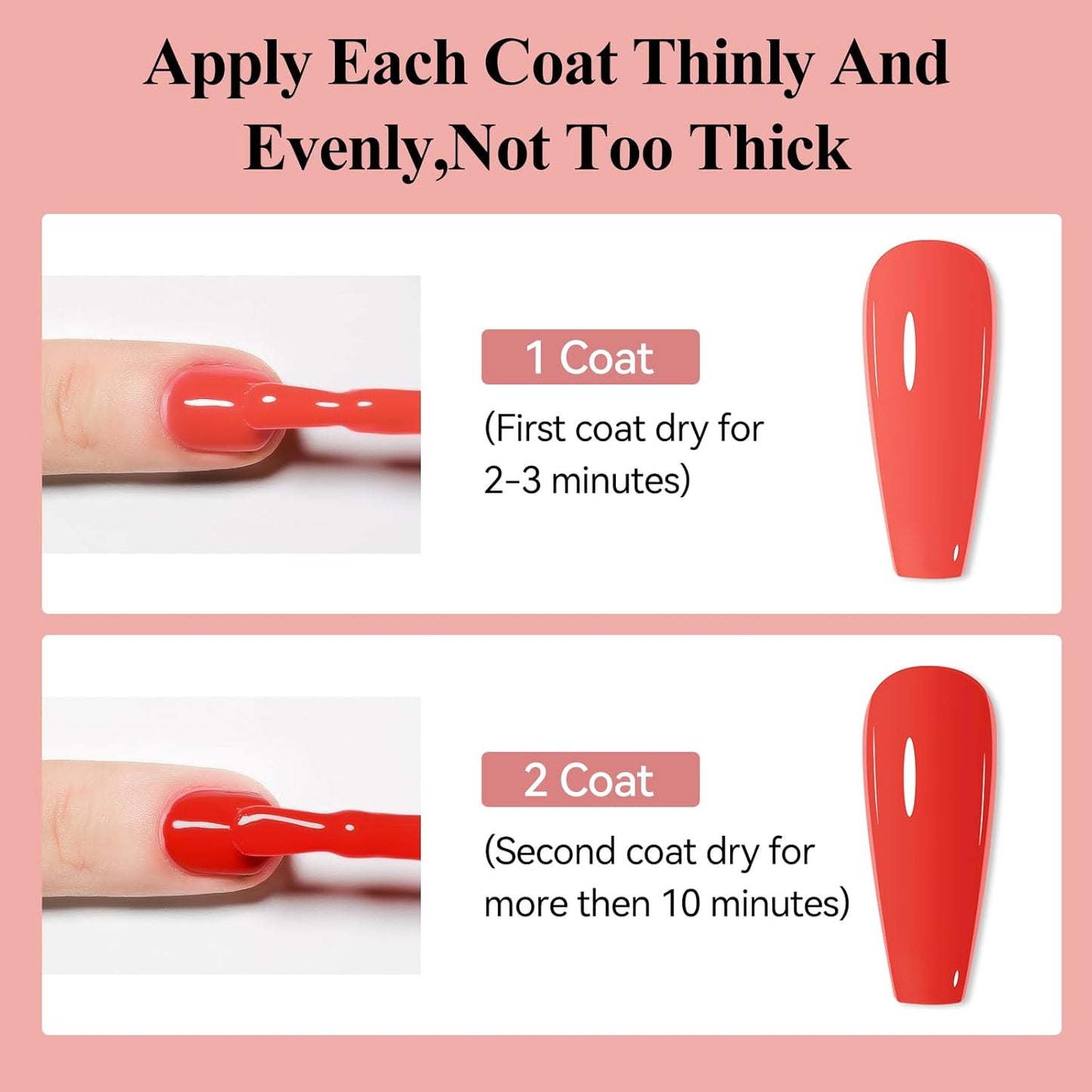 Nail Polish, Air Quick Dry, Bright Red Color Nail Lacquer Non-Gel Fast Drying Nail Art Polish, Nail Pigment Oil-based Jelly Fingernail Concealer Polish, 1PC 12ML Long Last
