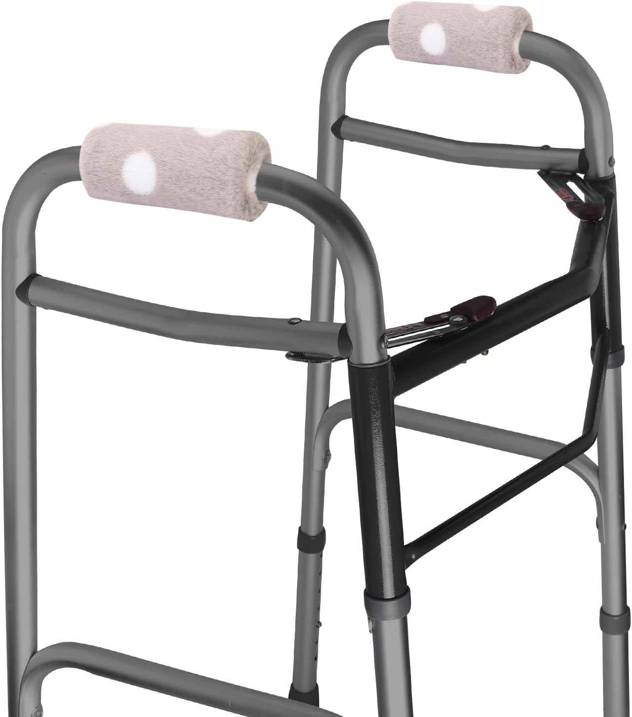 TOMMHANES AMISGUOER Walker Handle Cushions Walker Padded Hand Grip Covers Mobility Aid (WH2504B), TM-W25H04B