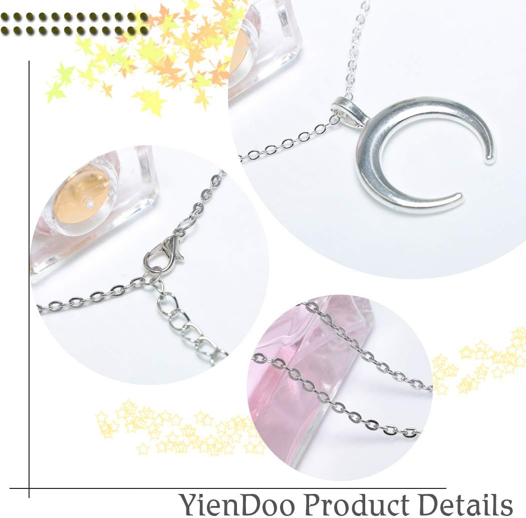 Bohemia Necklace with Pentagram Crescent star Pendant Boho Necklaces Chain Jewelry For Woman and Girls