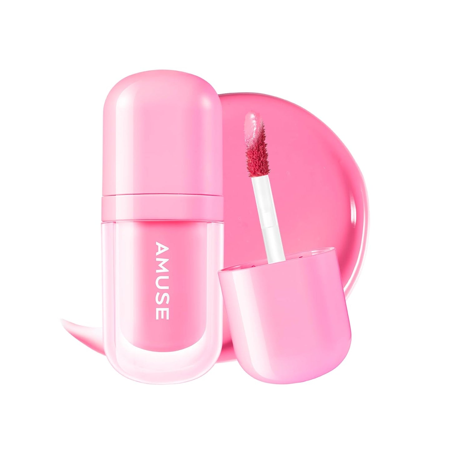 Amuse SEOUL BEBE TINT - 03 COOL HIBISCUS | 24-hour Long-lasting Lip Stain, Plumping, Hydrating, Moisturizing, No Peel Off, Lip Care, Treatment, Non Sticky, Korean Lip Tint for Dry Lips