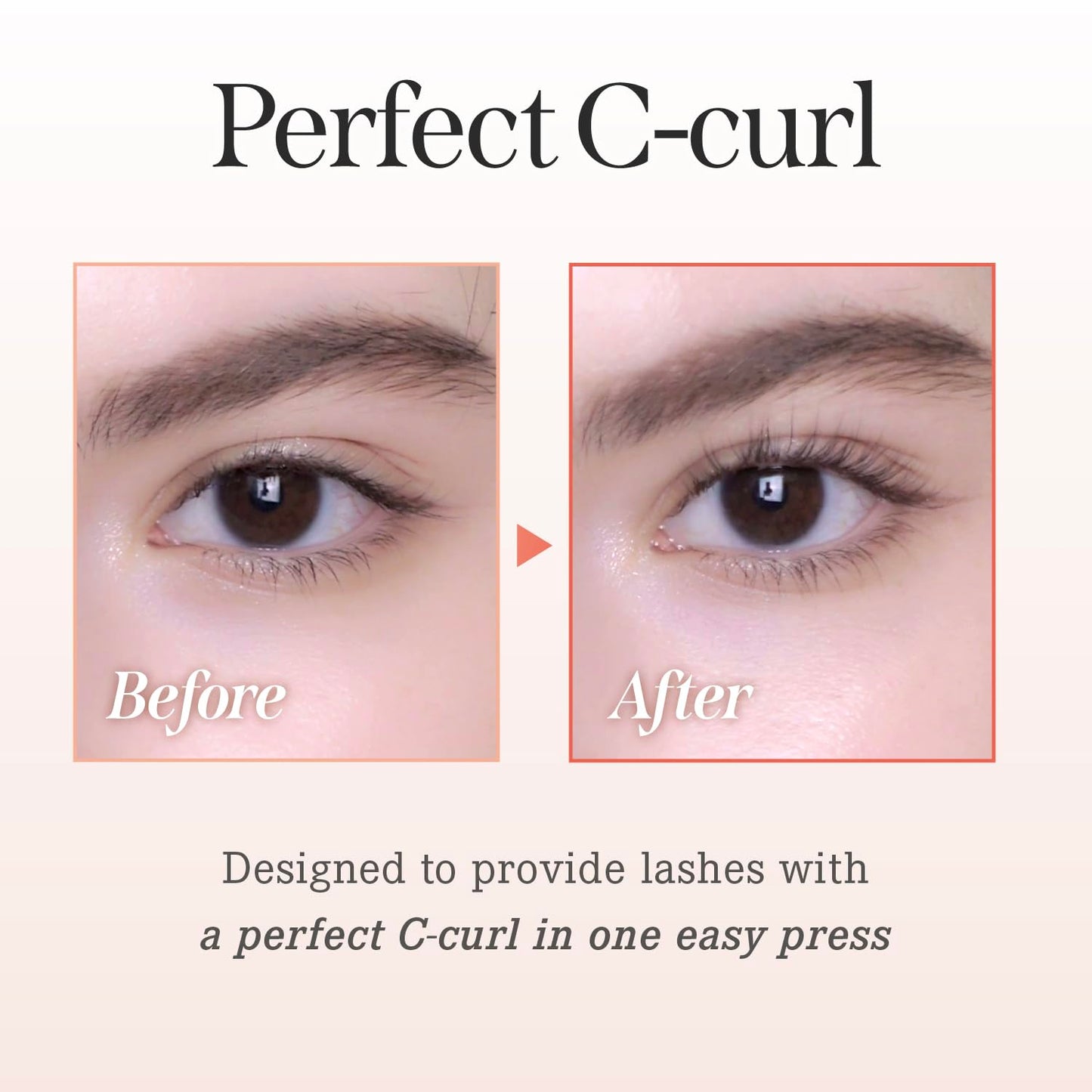DEAR DAHLIA Dream Eyelash Curler - Premium Volume-Up Curl, Wide Opening, Pinch-Free Design. Painless with Comfort Grip & 2 Silicone Refill Pads Included. Made in Korea