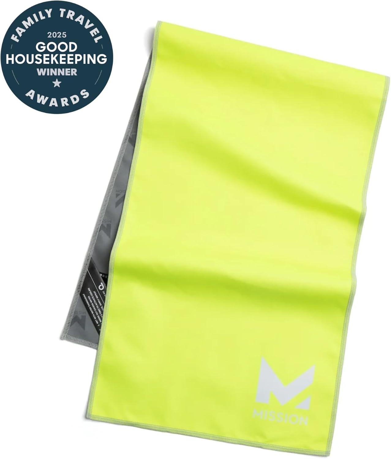 MISSION Original Cooling Towel - Soft, Durable Microfiber - Cools Up to 2 Hours - UPF 50 Sun Protection - Machine Washable
