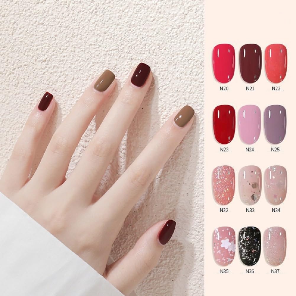 Nail Polish set - Nail Lacquer Quick Dry, Full Size, Vibrant, Colorful, Trendy, Glitter, Glossy, Metallic, Matte Nail Art Nail Shades (N7 Primrose color, 52g)