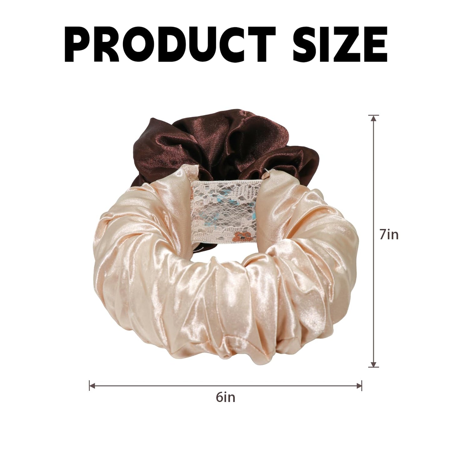 Heatless Hair Curler, Hair Curlers Overnight to Sleep In, Heatless Curling Scrunchie for Women Soft Silk Lazy Rollers Headband for Long Hair Overnight (Purple, 1PCS)