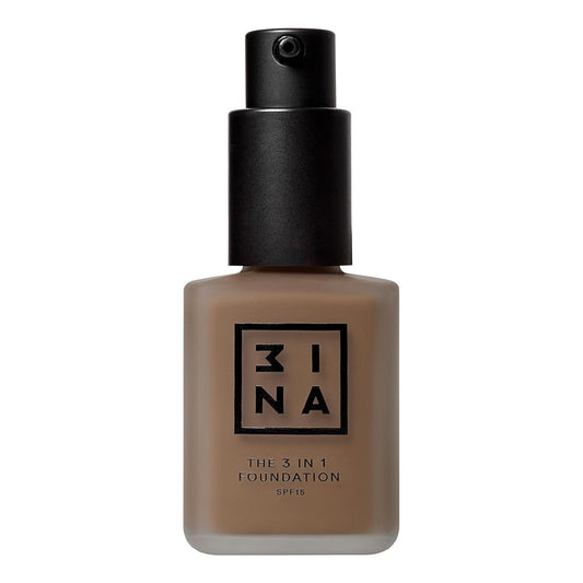 3INA The 3-In-1 Foundation 216 - Vegan Formula - Combination Of Primer, Concealer And Foundation - Medium Coverage - Natural Finish - Perfect For Covering Lines And Blemishes - Long Lasting - 1.01 Oz