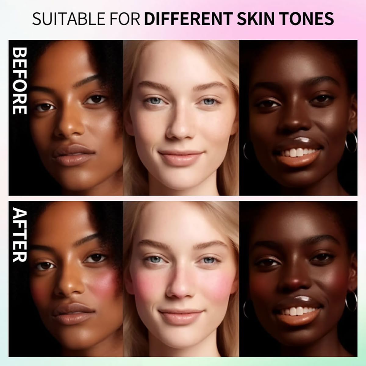 Color Changing Blush Oil, Skin's Natural PH Changing Blush for Dewy, Lightweight & Waterproof & Moisturizing Formula, Lasting Hydrating Rouge for All Skin, Easy To Blend, 6.5ml (Pink)