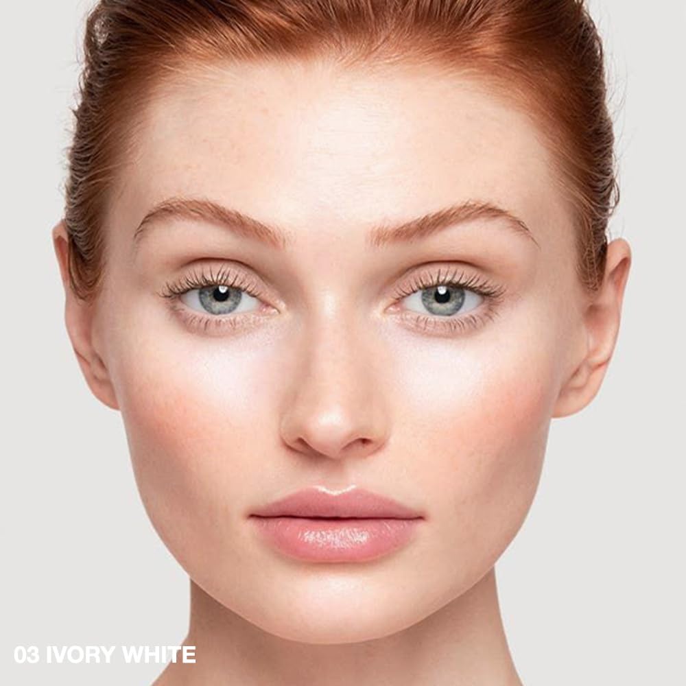 evpct under Eye Brightener, Nourishing Luminous under Eye Concealer Color Corrector for Dark Circles, Waterproof Naturactor Concealer Pot make up for face Eye Ring corrector de ojeras, 03# Ivory White