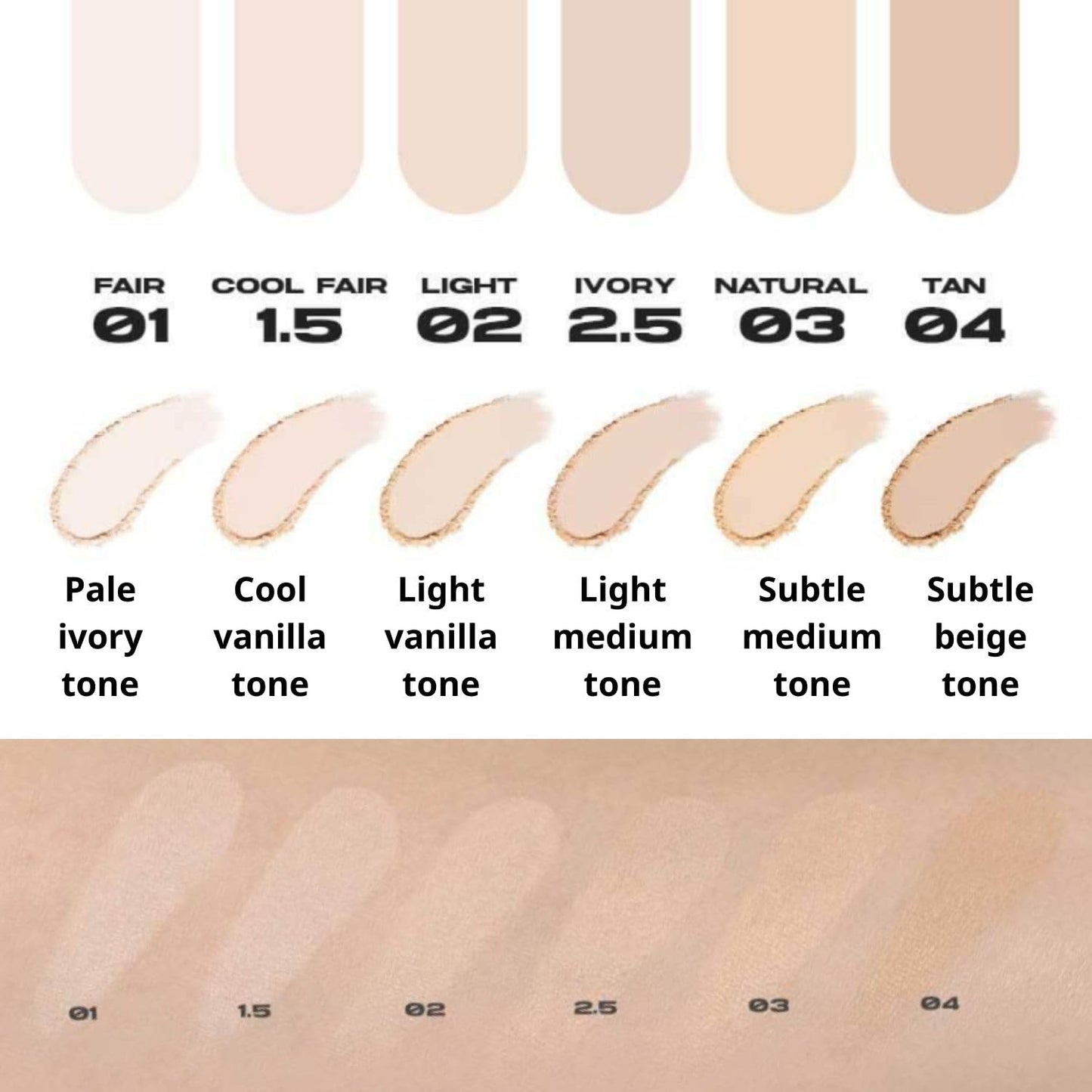 Blur Powder Pact 0.32oz - Pressed Powder Compact with Mirror and Puff Makeup Setting Finishing Blurring Natural Translucent Lightweight Face Sebum Oil Control Vegan Formula (2.5 IVORY)