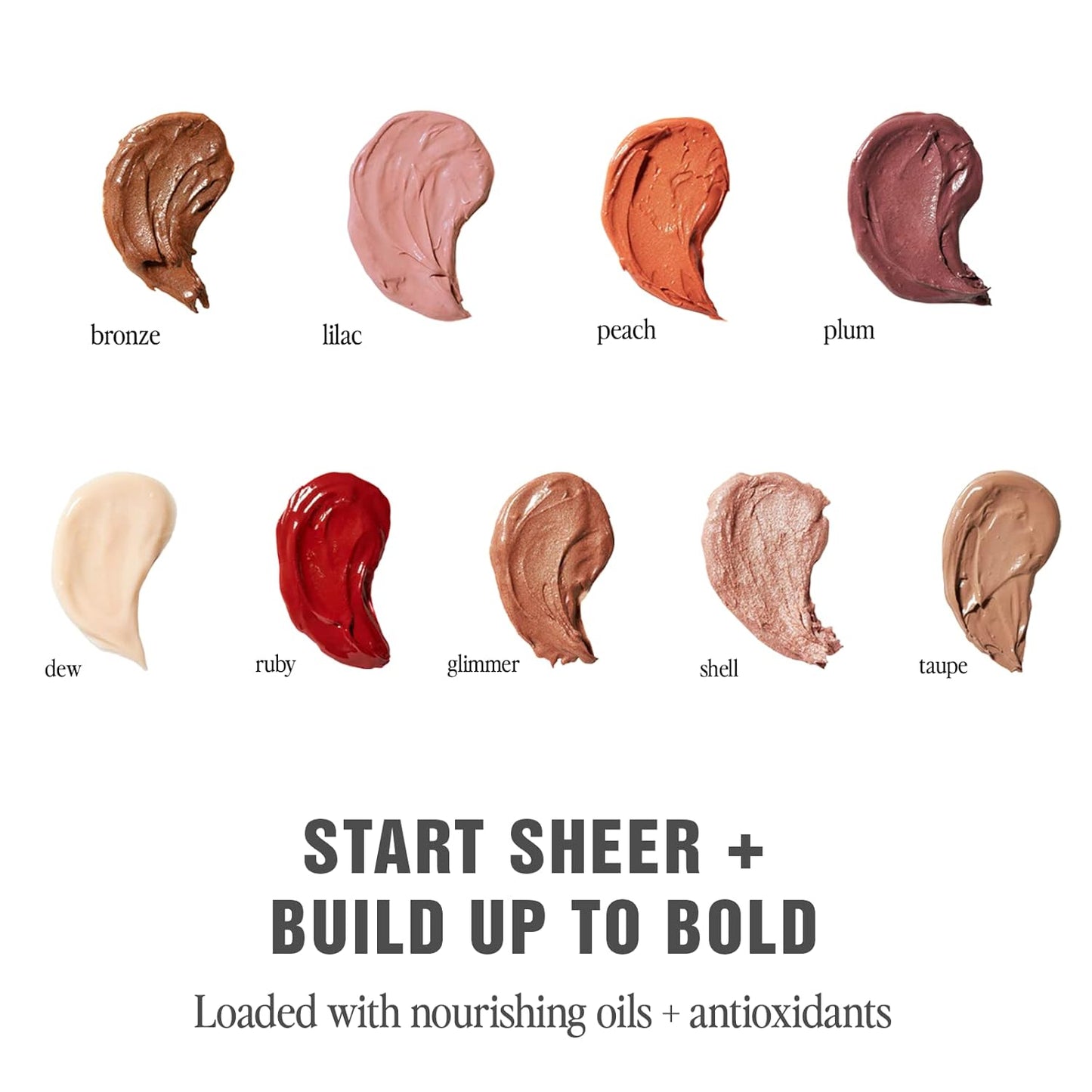 Jillian Dempsey Lid Tint: Satin Cream Eyeshadow I Easy Application for a Natural Shimmer or a Layered Matte Finish I Dew