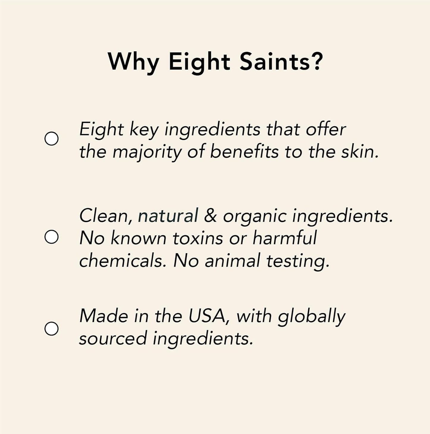 Eight Saints Retinol Skin Care Serum Treatment For Firming Face Lines & Eye Wrinkles, Deep Hydrating Facial Skincare Serum For Anti Aging, 1 Ounce