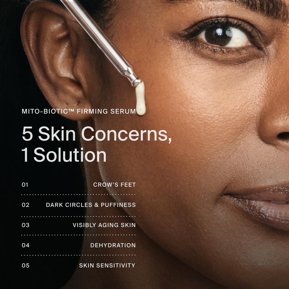 Timeline Mito-Biotic™ Travel Size Firming Serum Anti-Aging Treatment With Antioxidants - Lifting, Brightening, Hydrating & Wrinkle Reducing For All Skin Types - .5mL