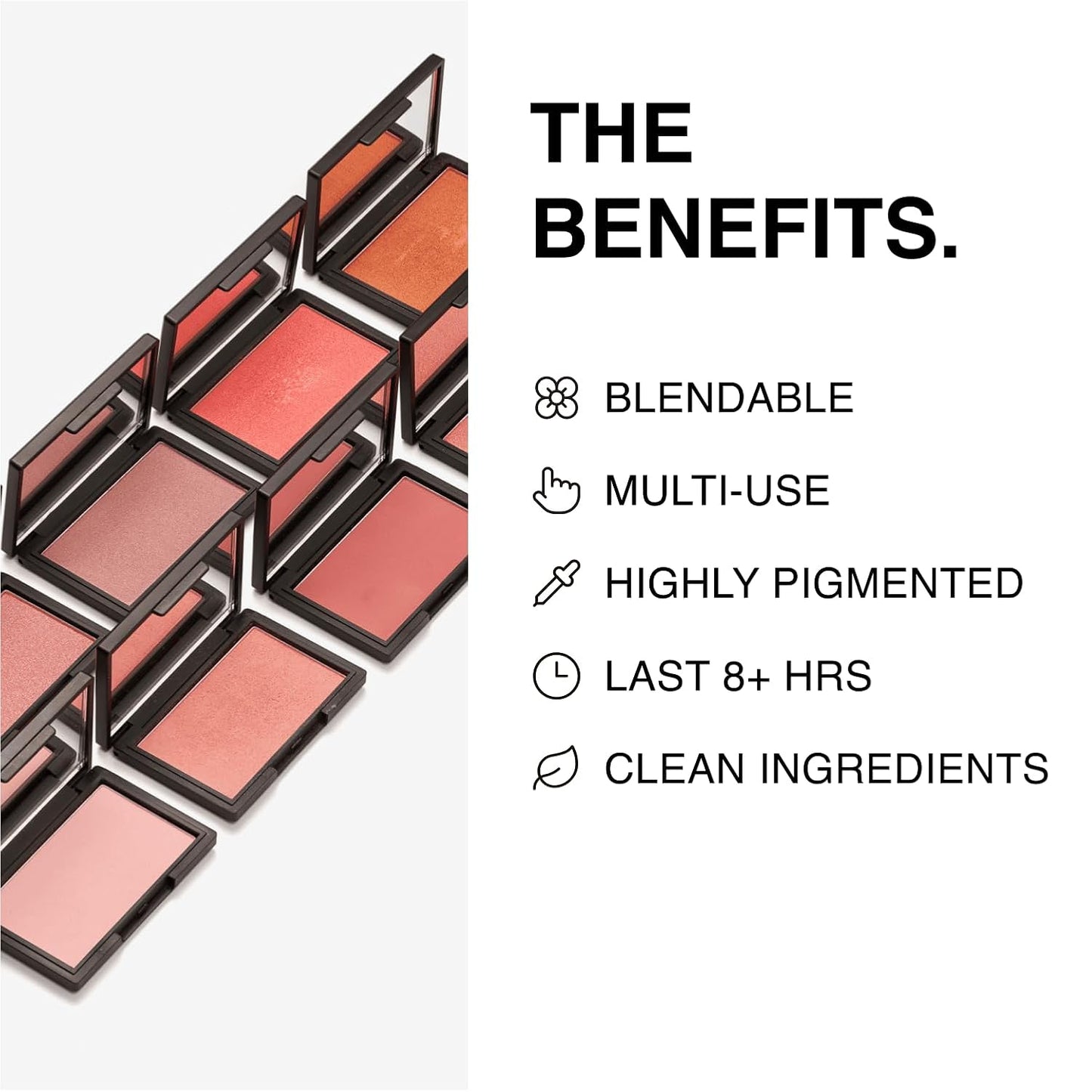 Makeup Powder Blush for cheeks | "Summer Rain" | 4g / 0.141oz | Cruelty-Free, Vegan, Clean Beauty | Buildable & Blendable for Natural, Healthy Glow | Coral, Peach & Golden Hues