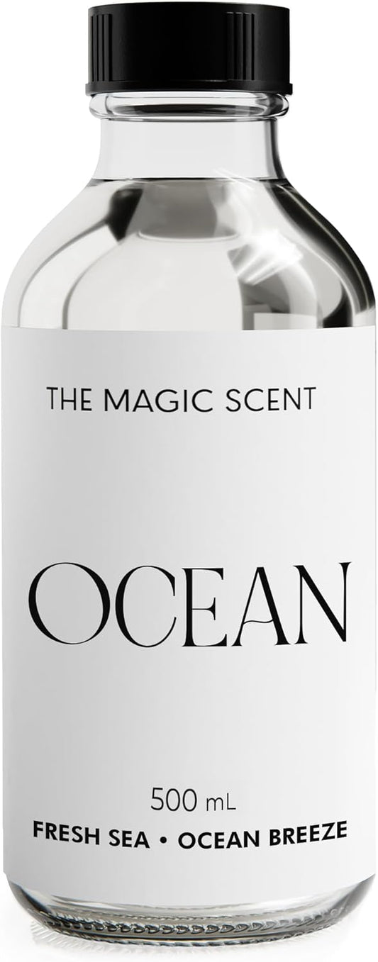 Ocean Diffuser Oil - Hotel & Home Luxury Scents Inspired by Bvlgari Resort, Bali - Oil Scents for Home Designed for Use in All Diffusers - 16.9 fl oz, 500 mL