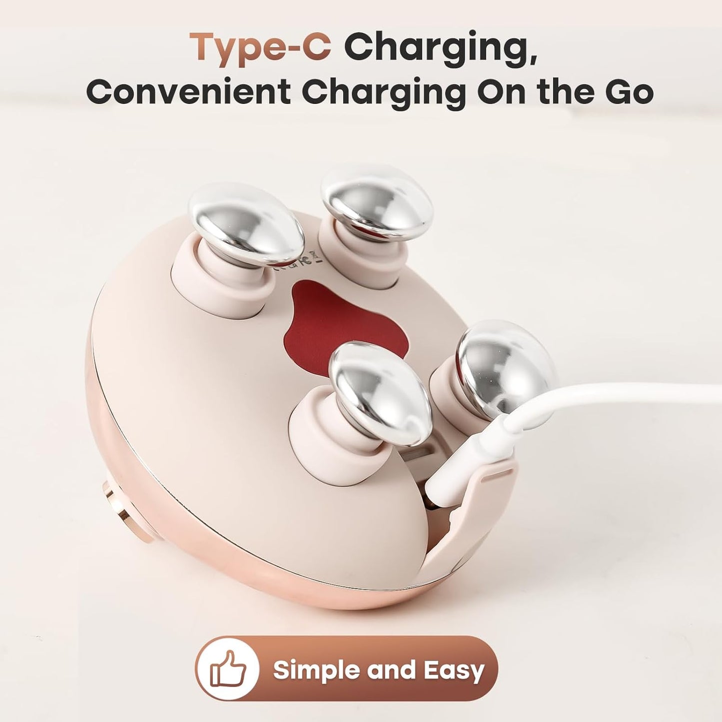 arboleaf Heated Scalp Massager Head Massager Scalp Stress Relax Hair Massager with Heat Cordless Kneading Massage Cat Massager, Gift for Mom Dad