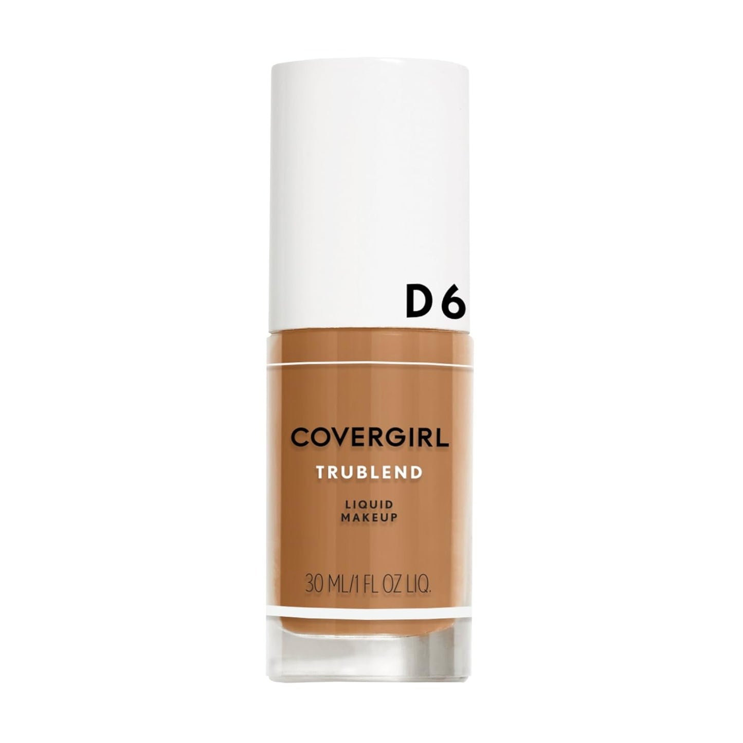COVERGIRL truBlend Liquid Foundation Makeup Toasted Almond D6, 1 oz (packaging may vary)