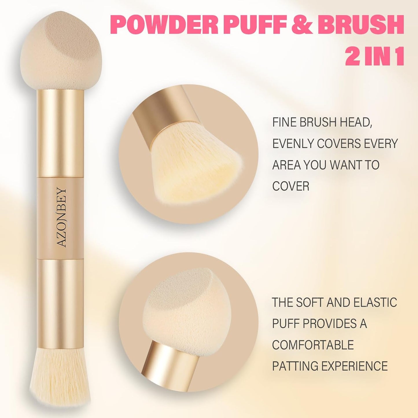 Root Touch Up Sets,Hairline Powder for Women Cover Up- Hairline Concealer for Thin and Thinning Hair, Water & Sweat Resistant,Contain Azonbey Makeup Brush (Light Blonde, Med-Makeup Brush)