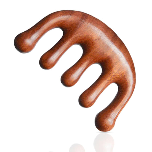 Wooden Scalp Massager Comb & Head Massage Tool, Scalp Gua Sha Wooden Combs for Women and Men (Classic Comfort)