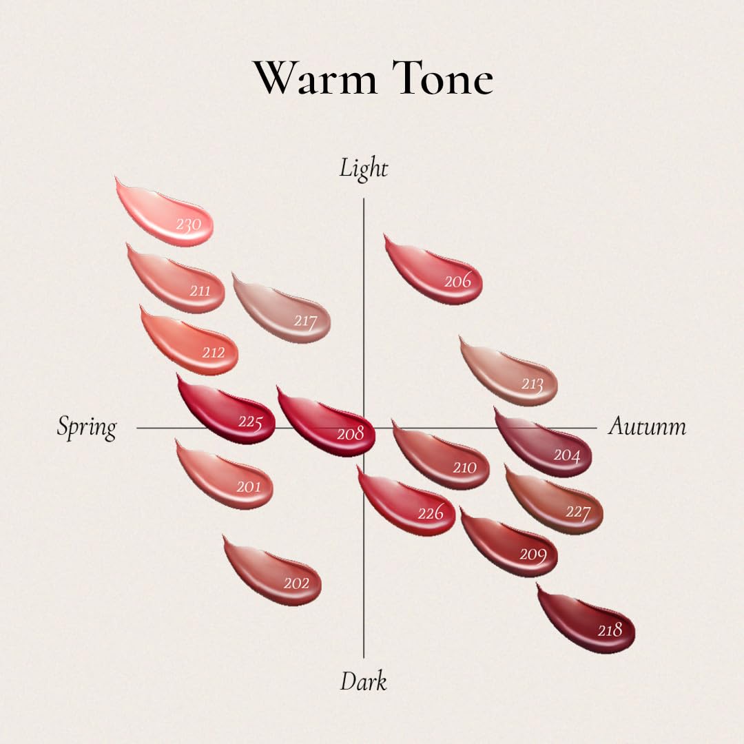 DINTO Blur-Glowy Lip Tint - Glossy Finish, Hydrating, Long Lasting, Lightweight Texture, Non-Sticky, Vegan & Cruelty-Free, K beauty (219 Ave Maria, 0.11 fl.oz)