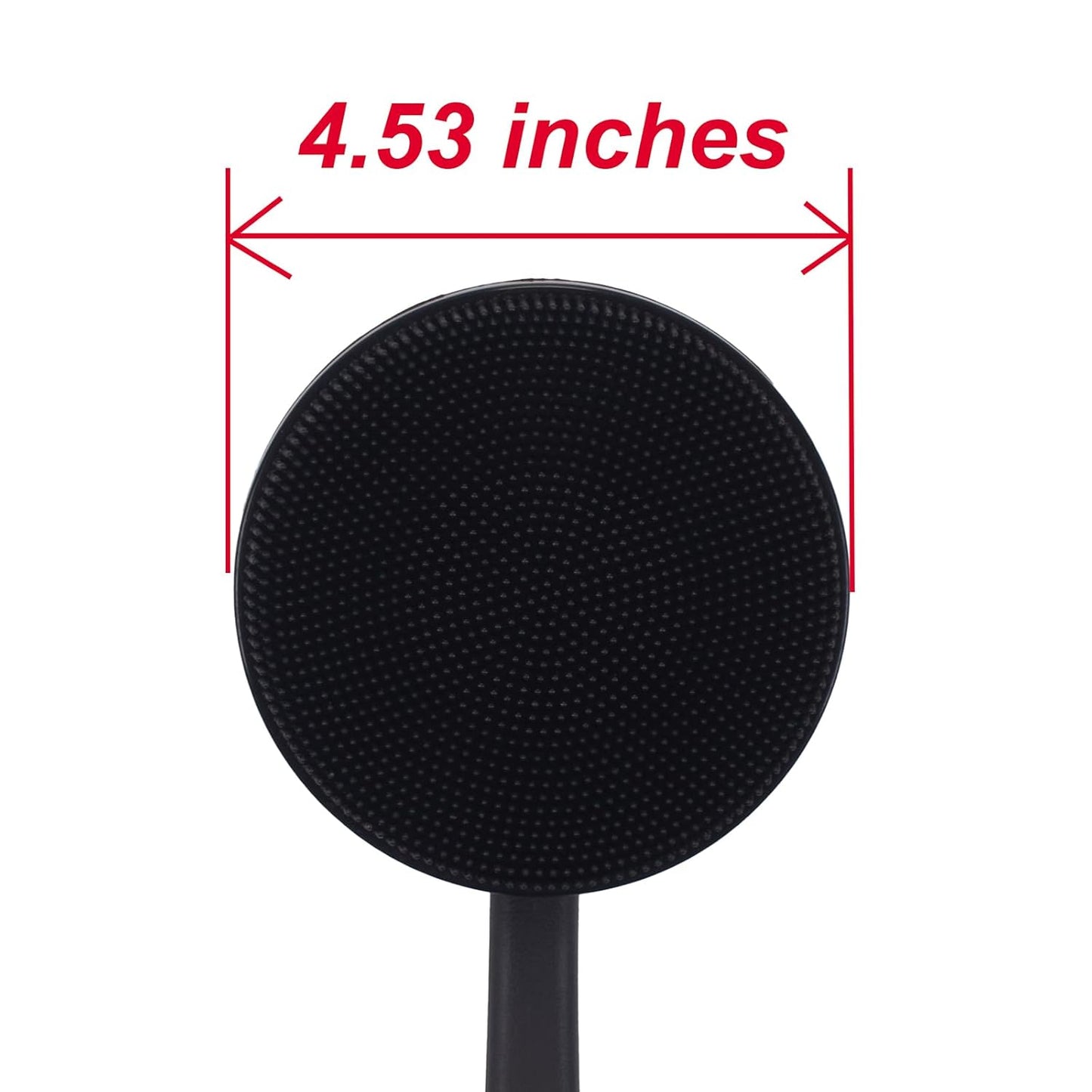 DNC Back Scrubber for Shower, Silicone Shower Brush with Long Handle Soft Bristles, Bath Body Exfoliator Washer for Men Women