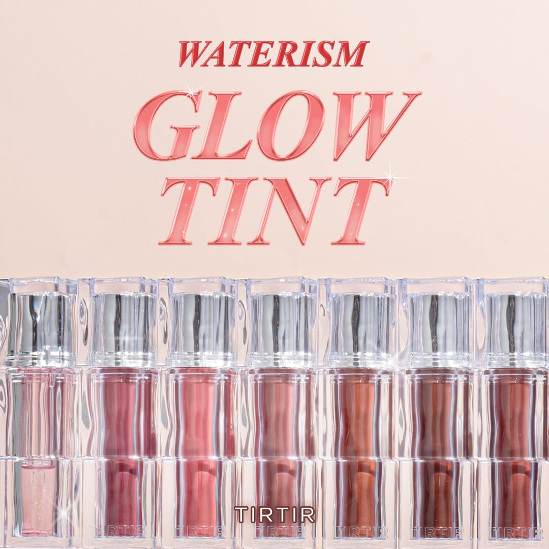 TIRTIR Waterism Tinted Lip Gloss #08 Summer Pumpkin, 0.14 Fl Oz – Kiss Ready Lipgloss, 12H Long Lasting Non Sticky Natural Tinted Glow Korean Multiuse Cheek and Lip Tint for Women gift