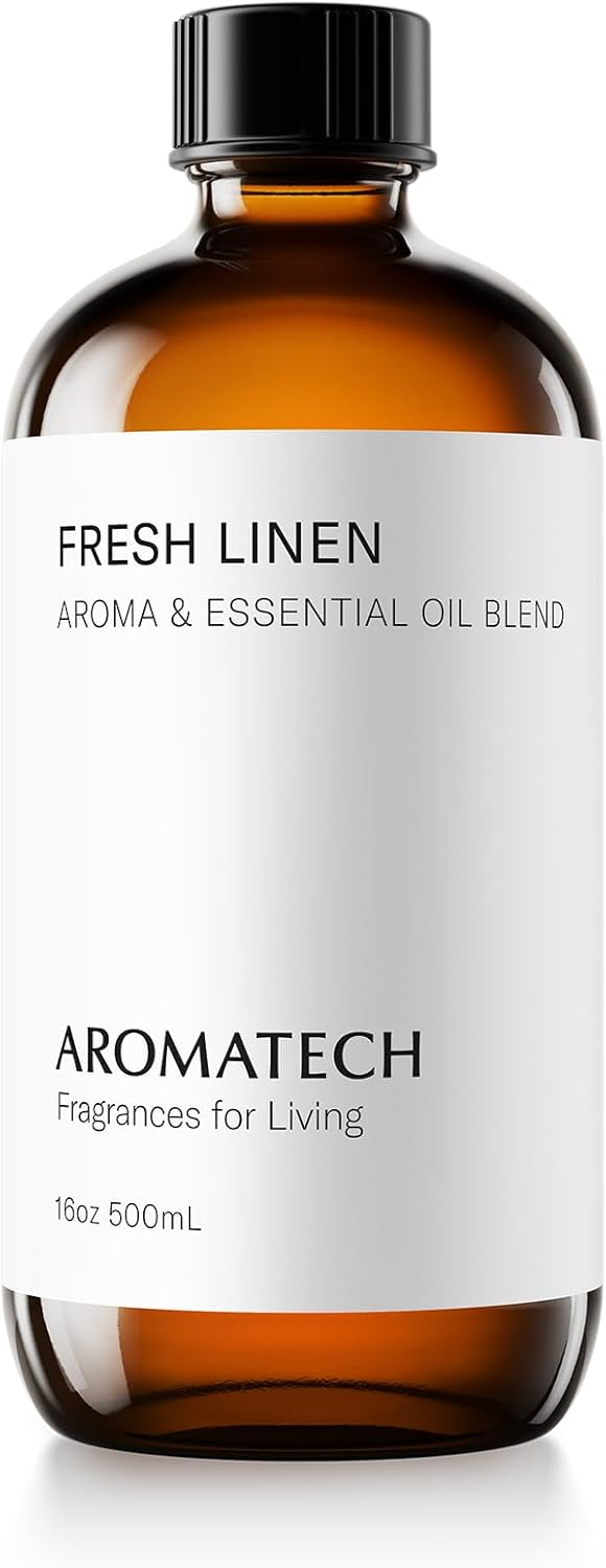Aromatech Fresh Linen Aroma Essential Oil Blend: Hotel Inspired Aromatherapy with for Ultrasonic Diffusers & Nebulizers - 16.9 fl oz, 500 mL