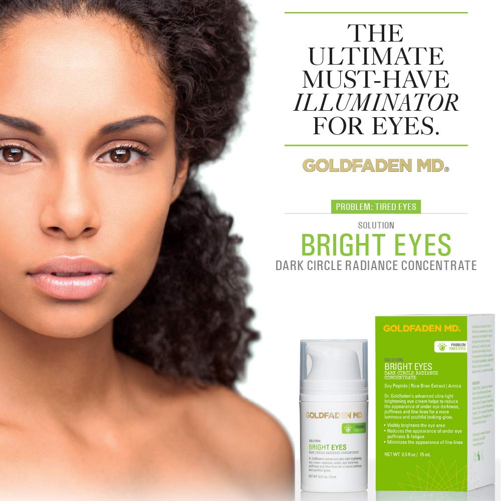 GOLDFADEN MD Duo Kit Bright Eyes and Doctors Scrub for Radiant Healthy Looking Skin