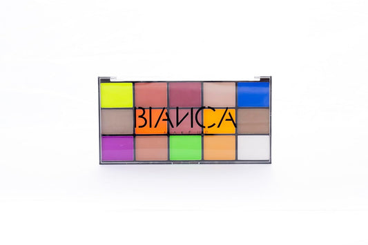 15 Colors Eyeshadow Palette | Versatile Range for Unlimited Eye Looks. (Neon)