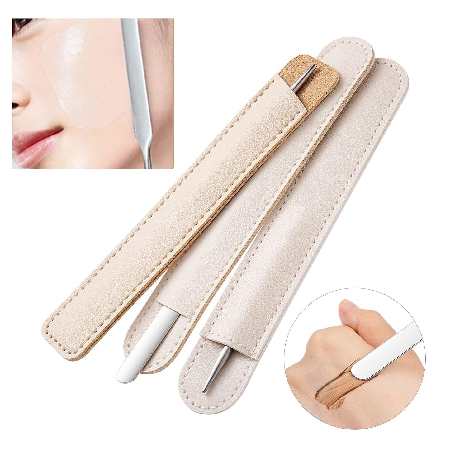 Makeup Spatula Korean,Foundation Spatula, Picasso Makeup Spatula, Korean Makeup Spatula, Picasso Spatula Makeup Korean Foundation Spatula Korean, Korean Spatula Makeup, Picasso Spatula Makeup (B)