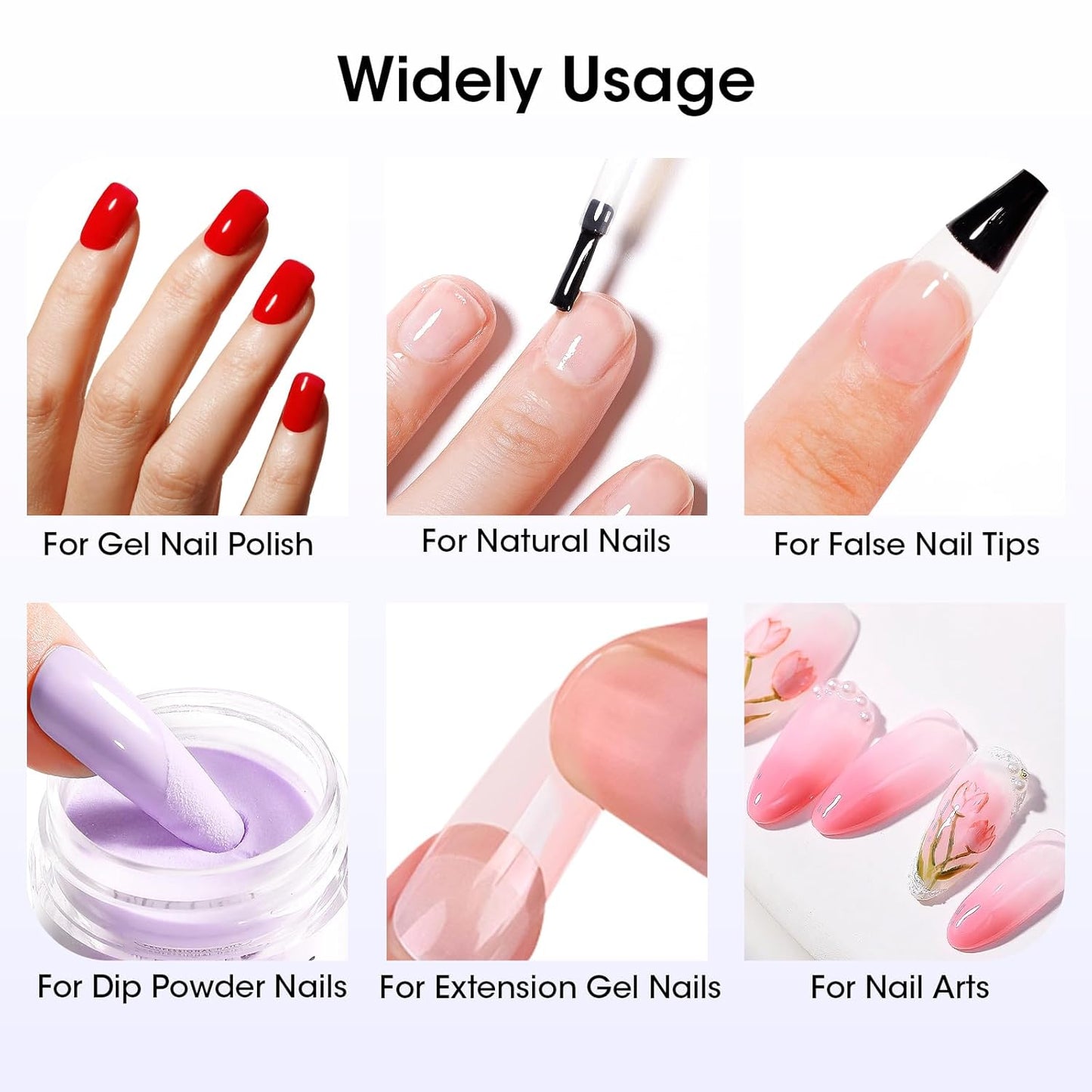 GELLEN 100ml Base Coat Gel Polish Soak Off U V Light Cured High Capacity Base Coat Gel Nail Polish for Salon