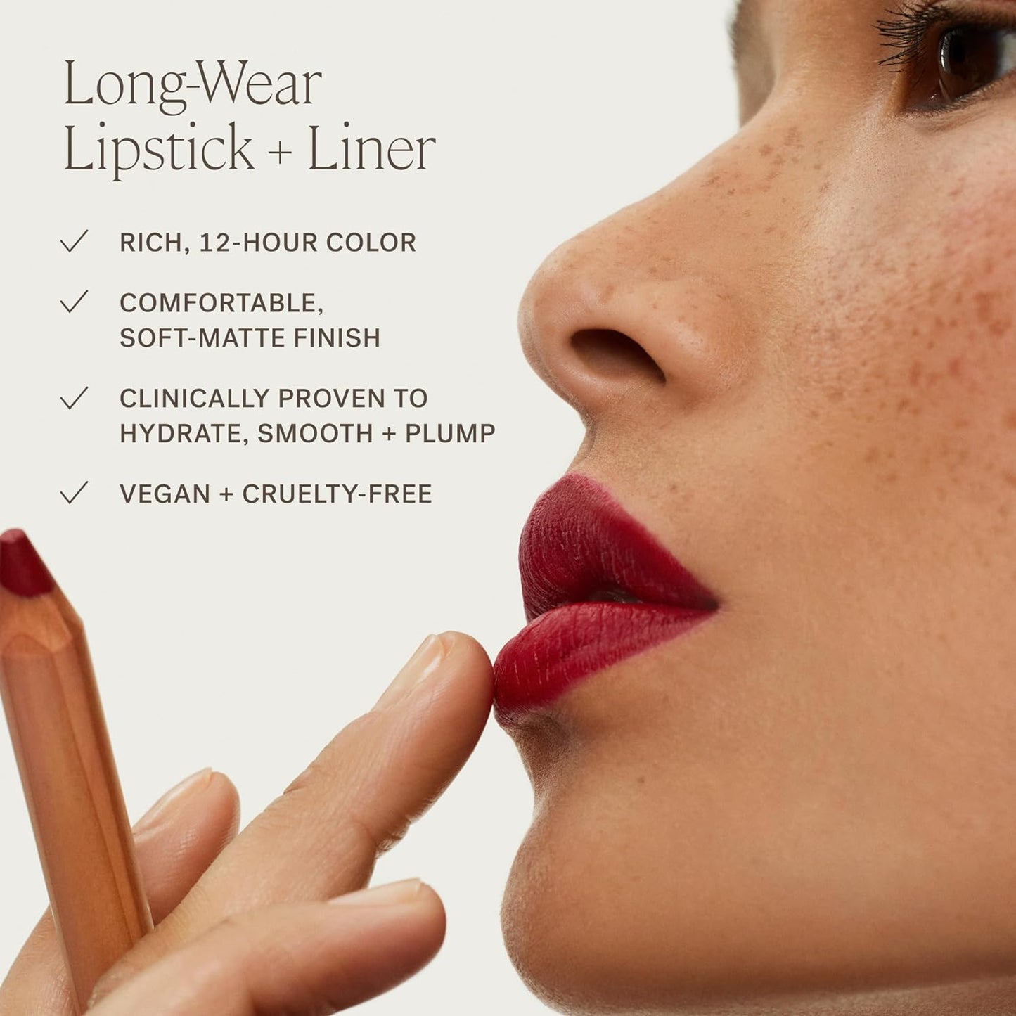 ILIA - Lip Sketch Hydrating Crayon | Hydrate, Plump, Smooth, Strengthen | Long Lasting up to 12-Hours, Bleed-Resistant, Soft-Matte | Barrier-Building, Non-Toxic, Cruelty-Free (Kiln)