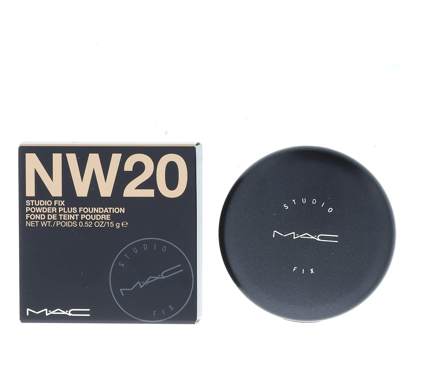 MAC Studio Fix Powder Plus Foundation NW20 - ROSY BEIGE WITH ROSY UNDERTONE FOR LIGHT SKIN (NEUTRAL-WARM) 15 g / 0.52 oz