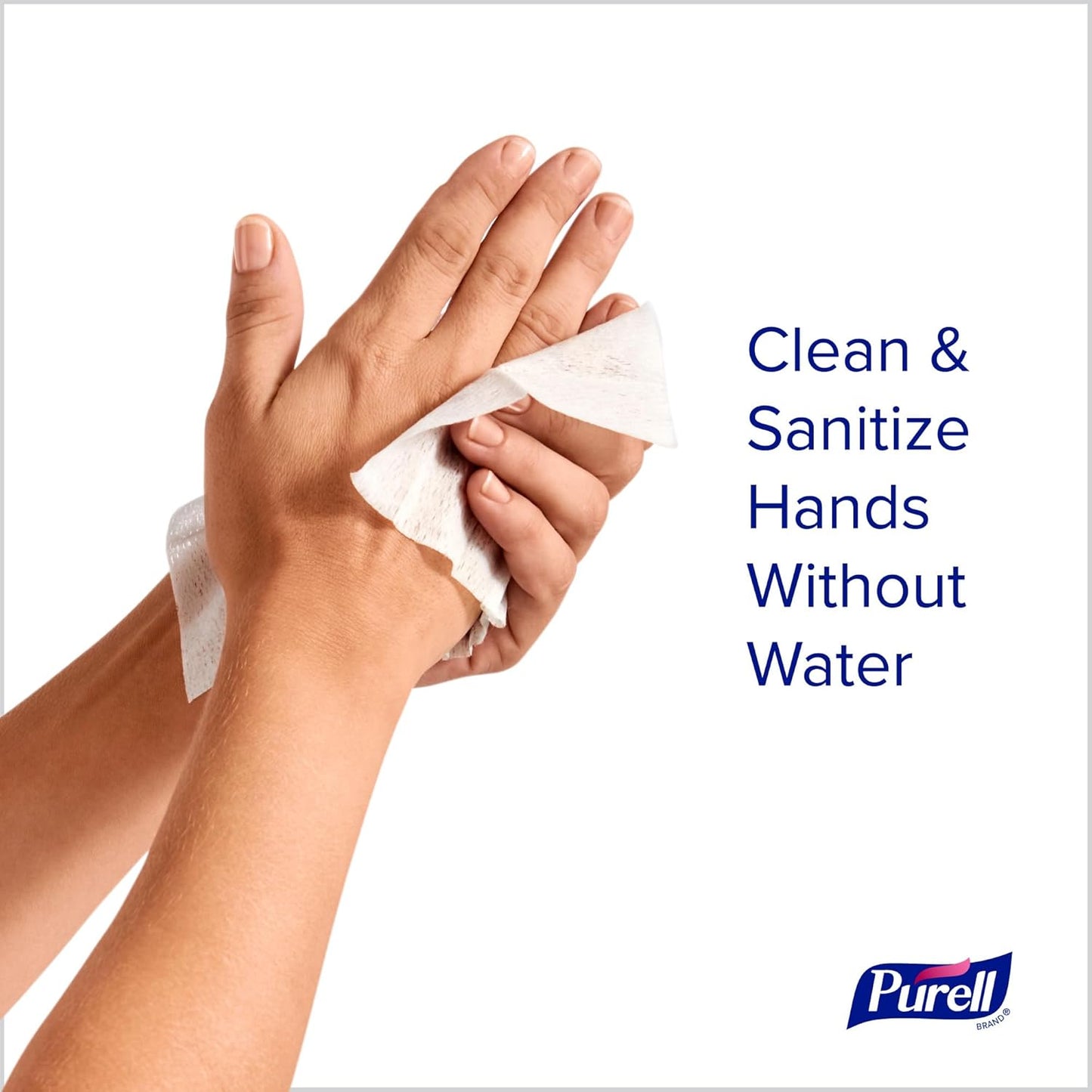 PURELL Cottony Soft Hand Sanitizing Wipes, Clean Scent, 24 Individually Wrapped Wipes (Pack of 4 Boxes) – 9029-04-CMR