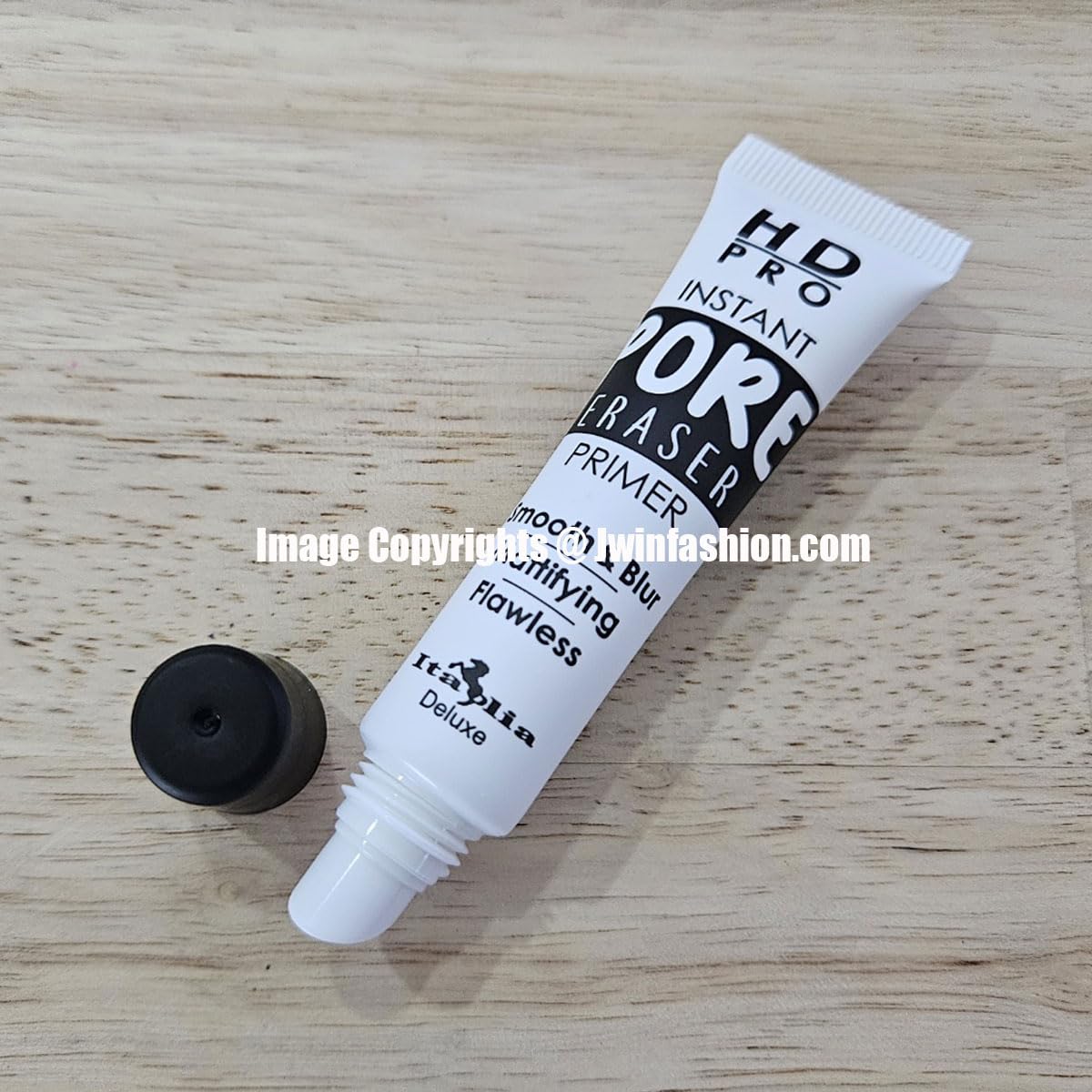 Italia Deluxe 1 x HD Pro Perfect Pore Eraser Primer Mattify & Zipper Bag, Clear