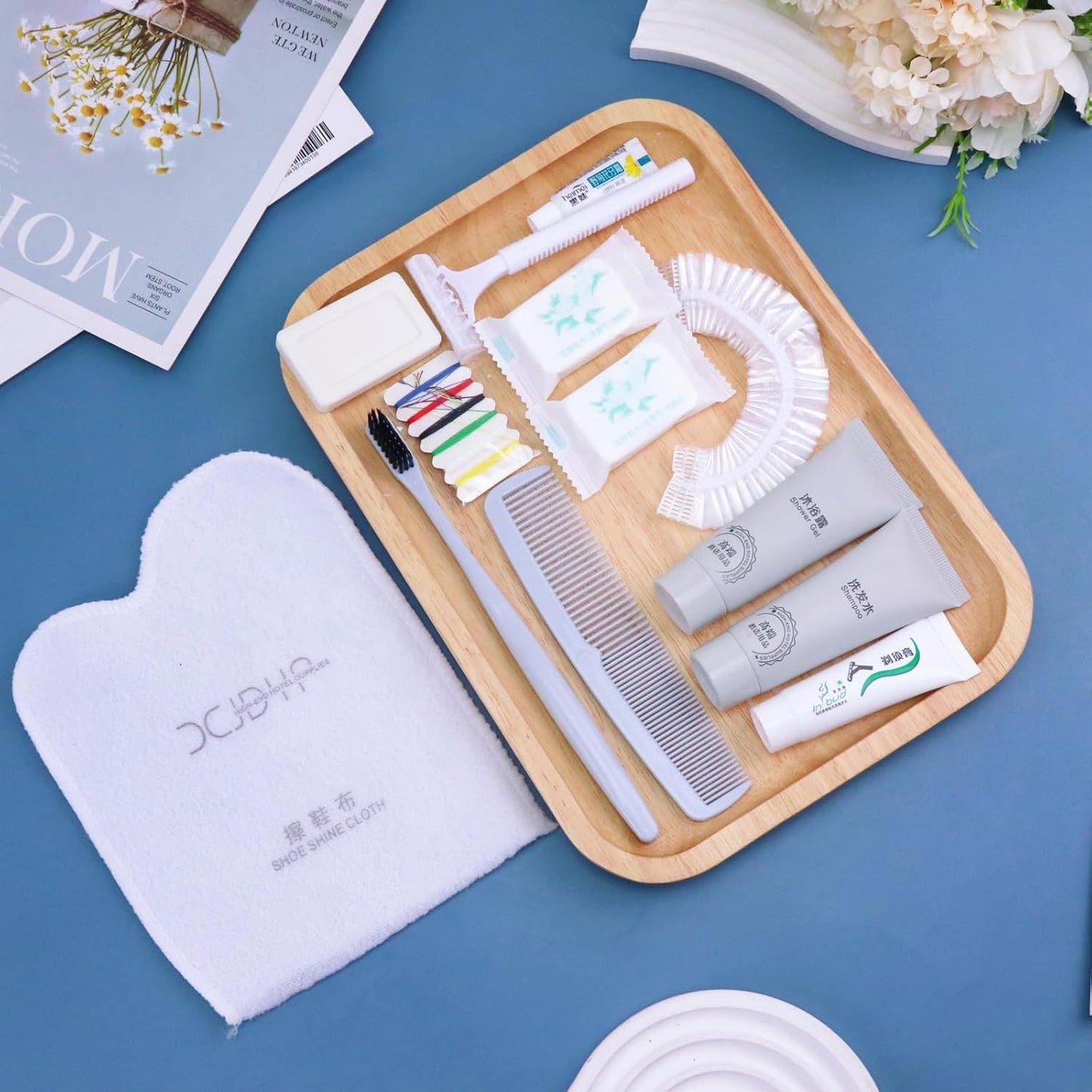 Hygiene Kit, Hygiene Kit Bulk, The Travel Hygiene Kit Is Fully Equipped, Individually Packed, Easy To Carry, Convenience Kits Suitable For Hotel, Home, Camping, Travel (PACK-12)