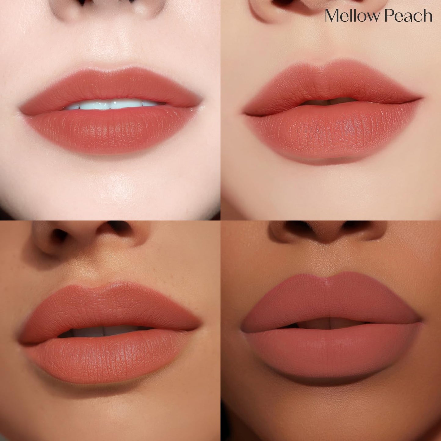 ETUDE Fixing Tint #03 Mellow Peach (4g) | Long Lasting High Pigmented Liquid Lipstick | Waterproof Lightweight Matte Finish Lip Stain | Full Coverage | Korean Makeup, Kbeauty