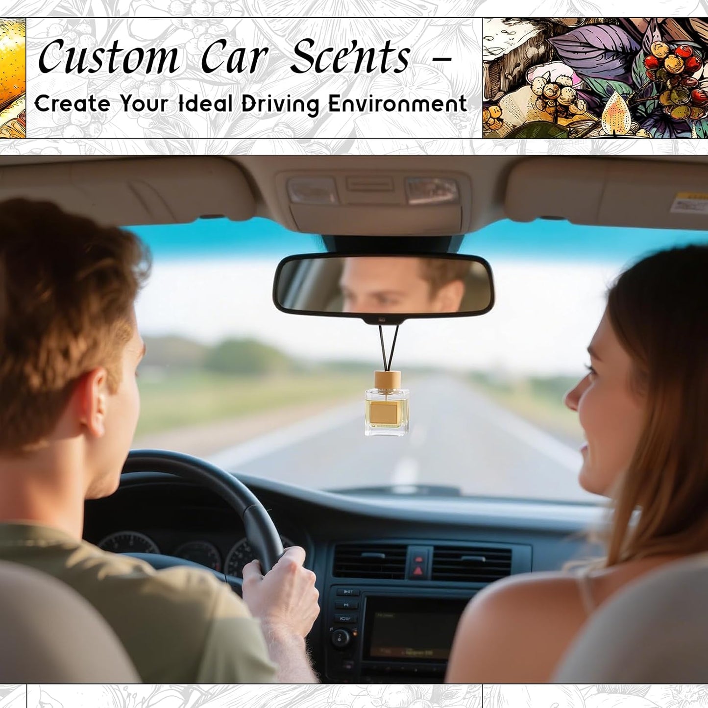 HIQILI Joy Eternal Bloom Fragrance Oil for Aromatherapy Diffuser, Candle & Soap Making, Long-Lasting Scents for Air Freshener - 1 Fl Oz