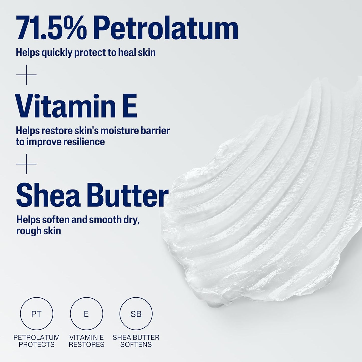 CETAPHIL Healing Ointment, 3 oz, For Dry, Chapped, Irritated Skin, Heals and Protects, Soothes Cracked Hands and Chapped Lips, Hypoallergenic, Fragrance Free