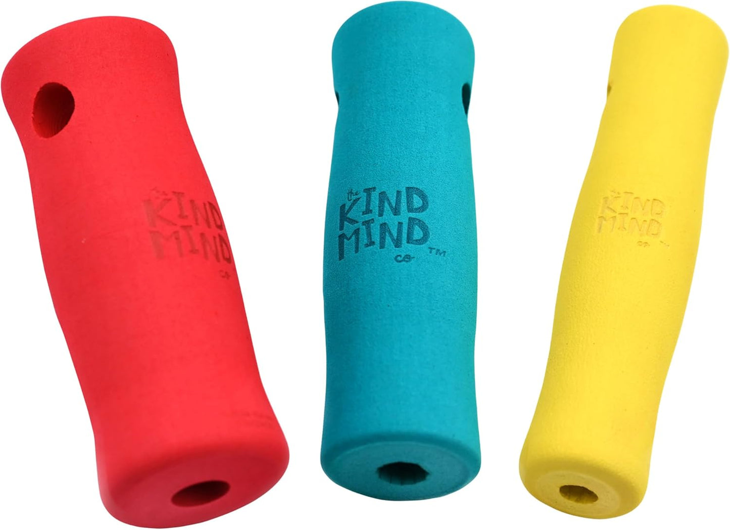 Adaptive Foam Grip Set - The Kind Mind Company™. Adaptive Art Tools, Accessibility Aid for Kids & Adults, Mobility Aid for Painting, Drawing, Crafts - Assorted Sizes, 3-Pack